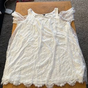 White lace dress
